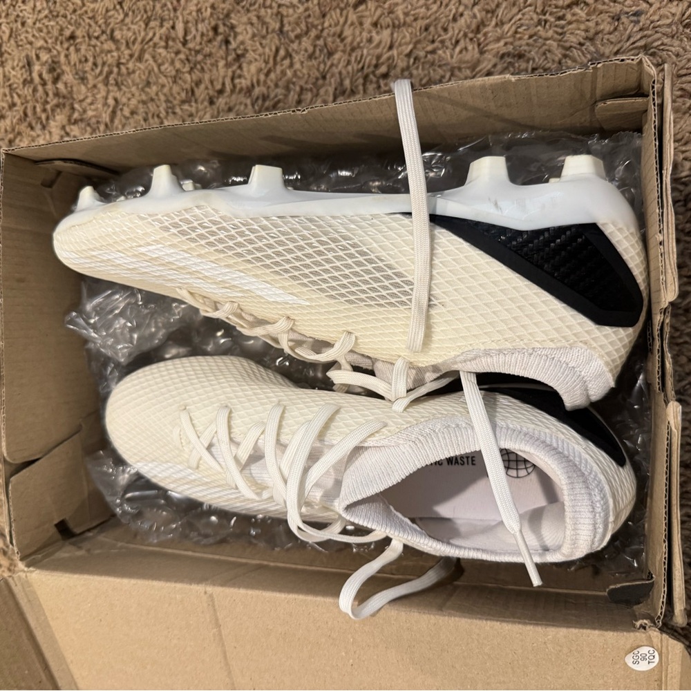 Adidas X Speedportal.3 FG Cleats in White and Black